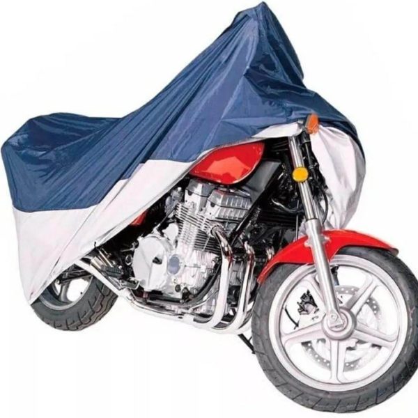 Carpa Funda Lona Cubre Moto Resistente Al Agua