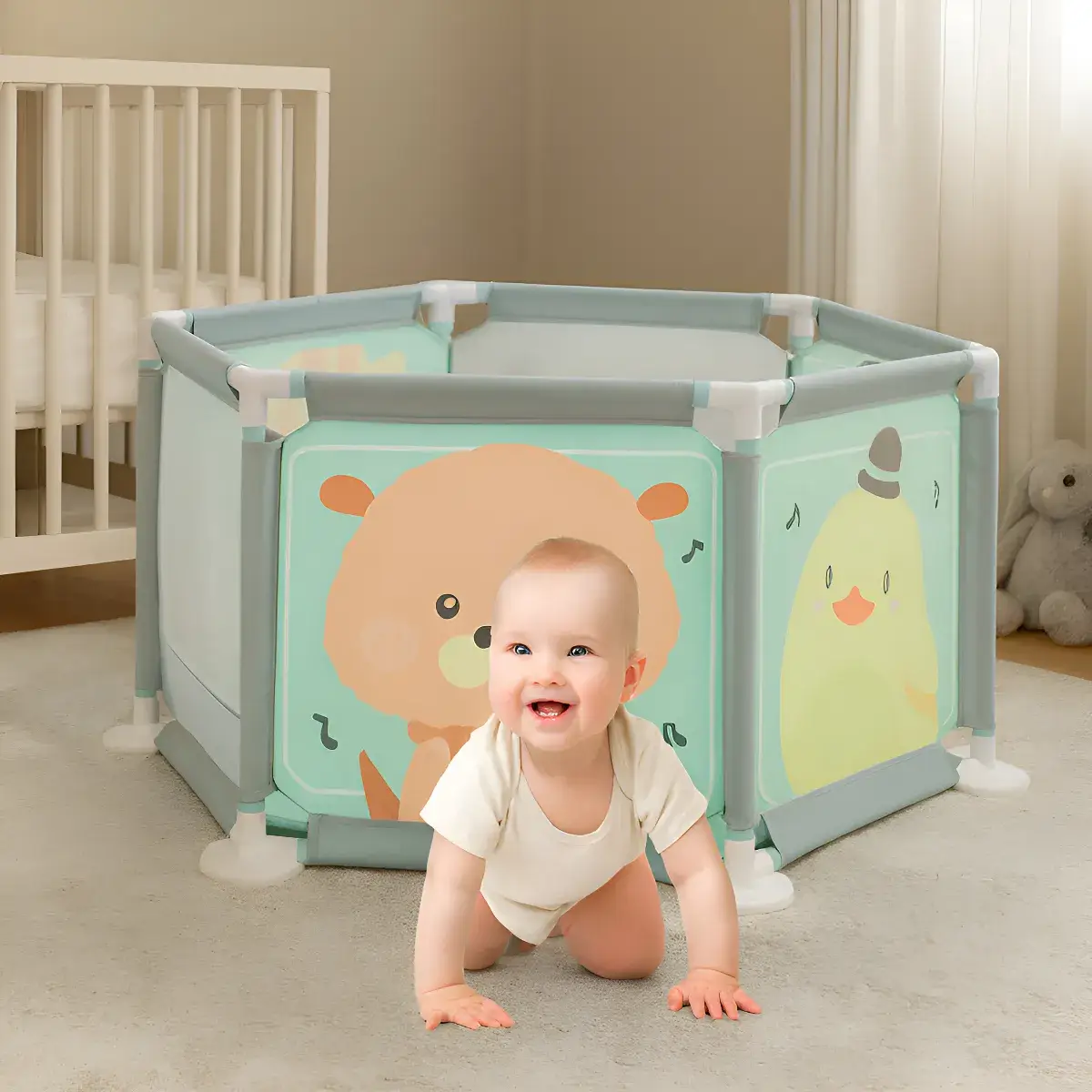 D_NQ_NP_2X_632796-MLC96319980991_102025-F-corral-plegable-para-bebe-con-diseno-infantil-de-animalitos (1)